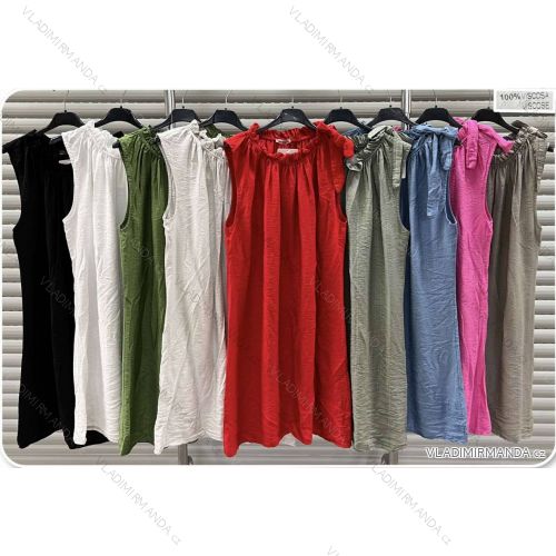 Dress with 3/4-sleeve ladies pocket (uni sl) ITALIAN Fashion IM3181746