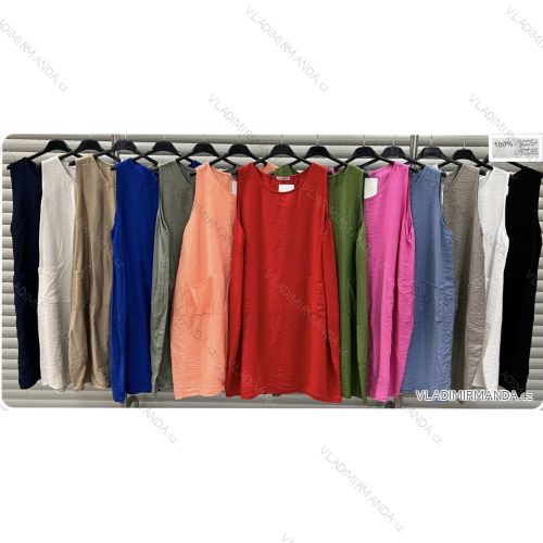 Dress with 3/4-sleeve ladies pocket (uni sl) ITALIAN Fashion IM3181746