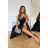 Women's Plus Size (42-46) Long Elegant Party Sleeveless Dress POLISH FASHION PMLBC23265-10 -   black -   38