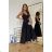 Women's Plus Size (42-46) Long Elegant Party Sleeveless Dress POLISH FASHION PMLBC23265-10 -   black -   38