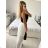 Women's Long Pants (S/M ONE SIZE) ITALIAN FASHION IMPSH2321120 S / M white
