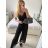Women's Long Pants (S/M ONE SIZE) ITALIAN FASHION IMPSH2321120 S / M white