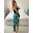 Women's long harem pants (UNI SM) ITALIAN FASHION IMM20178 -   Green -   S / M