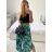 Women's long harem pants (UNI SM) ITALIAN FASHION IMM20178 -   Green -   S / M
