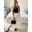 Women's Long Sleeve Knitted Turtleneck Sweater (S/M ONE SIZE) ITALIAN FASHION IM323001 -   růžová starorůžová -   S / M