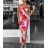 Long summer dress with straps for women (S/M ONE SIZE) ITALIAN FASHION IMPBB24B23745