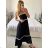 Women's long elegant strapless dress (S/M ONE SIZE) ITALIAN FASHION IMPES24LENA5 -   white -   S / M
