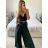 Women's elegant oversize long pants with belt (S/M/L ONE SIZE) ITALIAN FASHION IM324060