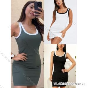 Satin Women's Long Summer Strapless Dress (S / M / L ONE SIZE) ITALIAN FASHION IMM22694