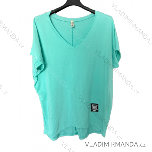Women's Plus Size Short Sleeve Tunic (2XL/3XL/4XL ONE SIZE) ITALIAN FASHION IMC23080/DU