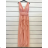 Women's Long Party Elegant Sleeveless Dress (S/M ONE SIZE) ITALIAN FASHION IMPSH2420023