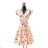 Women's Long Sleeve Summer Dress (S/M ONE SIZE) ITALIAN FASHION IMPES238990  růžová lososová