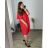 Women's Plus Size Short Sleeve Dress (52/56 ONE SIZE) ITALIAN FASHION IMBM24080