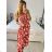 Women's Summer Short Sleeve Carmen Fringe Dress (M/L, XL/2XL ONE SIZE) ITALIAN FASHION IMB23B231