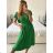 Summer short women's dress (uni s-m) ITALIAN FASHION IMM20127 -   Green
 -   S / M