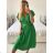 Summer short women's dress (uni s-m) ITALIAN FASHION IMM20127 -   Green
 -   S / M