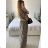 Women's long summer short sleeve dress (S/M ONE SIZE) ITALIAN FASHION IM323101/DU