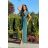 Women's Long Elegant Dress with Wide Straps (SL) FRENCH FASHION FMPEL23VELVET black 46