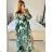 Women's Long Chiffon Short Sleeve Dress (S/M ONE SIZE) ITALIAN FASHION IMWGS231048 S / M white