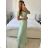 Šaty letní na ramínka dámské (S/M ONE SIZE) ITALSKÁ MÓDA IMPBB22B21841 -   white -   S / M