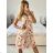 Women's Long Sleeve Summer Dress (S/M ONE SIZE) ITALIAN FASHION IMPES238990  růžová lososová