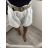 Women's Long Strapless Sequin Party Dress (S/M ONE SIZE) ITALIAN FASHION IMPSH233348 S / M white