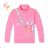 Zip-up sweatshirt for children's girls (98-128) KUGO WM0869
