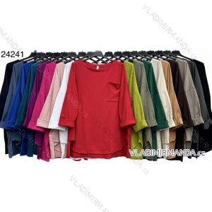 Tunic with Pendant Long Sleeve Women's Plus Size (3XL/4XL ONE SIZE) ITALIAN FASHION IMWT23209