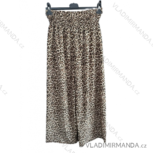 Women's Summer Oversize Leopard Long Pants (S/M/L ONE SIZE) ITALIAN FASHION IMWCP24265