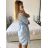 Women's summer cotton dress (UNI S-L) ITALIAN FASHION IIM423521 -   pink -   M / L
