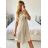 Women's summer cotton dress (UNI S-L) ITALIAN FASHION IIM423521 -   pink -   M / L