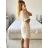 Women's summer cotton dress (UNI S-L) ITALIAN FASHION IIM423521 -   pink -   M / L