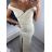 Elegant formal dress with straps for women (S / M ONE SIZE) ITALIAN FASHION IM321576 Wine S/M