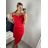Elegant formal dress with straps for women (S / M ONE SIZE) ITALIAN FASHION IM321576 Wine S/M
