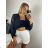 Elegant ladies bolero (uni sl) ITALIAN Fashion IMC18343 -   white -   M / L