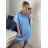 Tunic shirt long sleeve ladies (uni xl-3xl) ITALIAN Fashion IM720024 L/XL/XXL one size Tm.modra