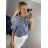 Short Sleeve Shirt Dress women (uni L-2XL) ITALIAN MODA IMS20002