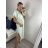 Zippered extended sweatshirt dress long sleeve women (uni m / xl) ITALIAN FASHION IM520351 M-XL pink