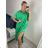 Zippered extended sweatshirt dress long sleeve women (uni m / xl) ITALIAN FASHION IM520351 M-XL pink