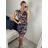 Women's Icecool Sleeveless Summer Dress (M/L, XL/2XL) AINUOSI ITALIAN FASHION IMB239571 XL/2XL blue