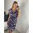Women's Icecool Sleeveless Summer Dress (M/L, XL/2XL) AINUOSI ITALIAN FASHION IMB239571 XL/2XL blue