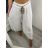 Women's Summer Long Harem Pants (42/44/46 ONE SIZE) ITALIAN FASHION IM424361 -   white -   M / L