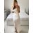 Women's Strapless Short Party Dress (S/M ONE SIZE) ITALIAN FASHION IMPSH235427 -   white -   S / M