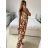 Women's Long Summer Strapless Dress (S/M ONE SIZE) INDIAN FASHION IMPEM23G37 -   green -   S / M