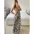 Women's Long Summer Strapless Dress (S/M ONE SIZE) INDIAN FASHION IMPEM23G37 L / XL black