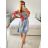 Satin Women's Long Summer Strapless Dress (S / M / L ONE SIZE) ITALIAN FASHION IMM22694 M / L blue