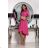 Women's Long Elegant Dress with Wide Straps (SL) FRENCH FASHION FMPEL23VELVET