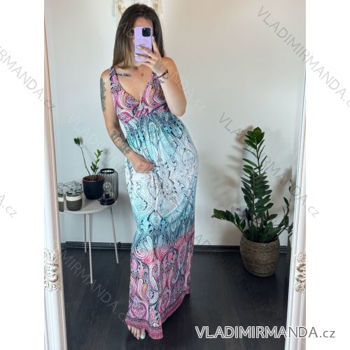Icecool Women's Strapless Long Dress (L/XL/2XL/3XL ONE SIZE) FRENCH FASHION FMB23197-X