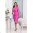 Women's strapless tulle party dress (S/M/L ONE SIZE) ITALIAN FASHION IM923001 fialová purpurová 42