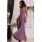 Women's strapless tulle party dress (S/M/L ONE SIZE) ITALIAN FASHION IM923001 purple 42